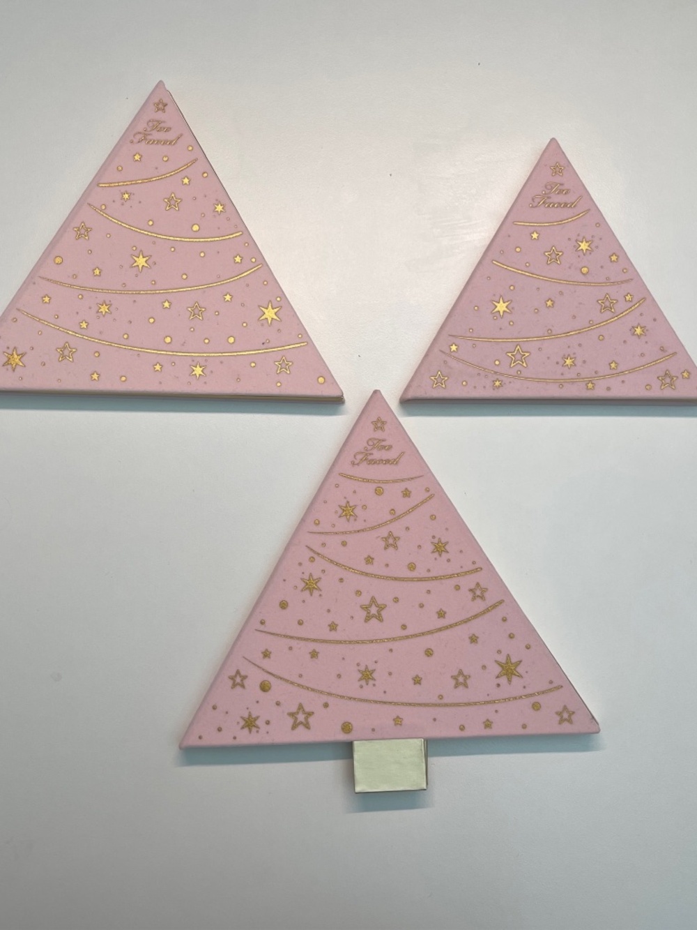 NEW TOO FACED Under The Christmas Tree 3x Eyeshadow Palette